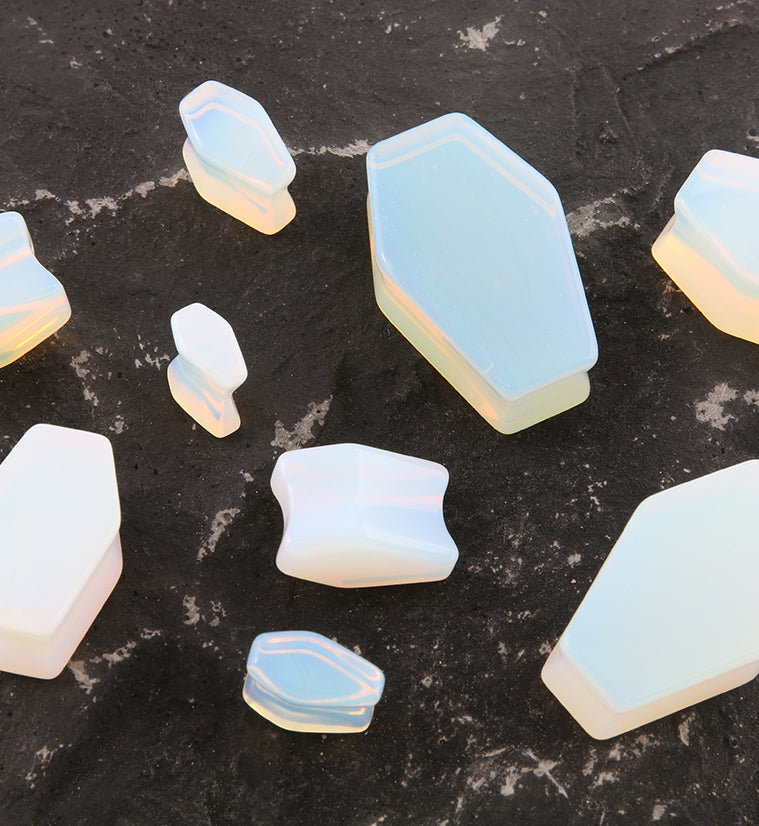 Opalite Coffin Plugs