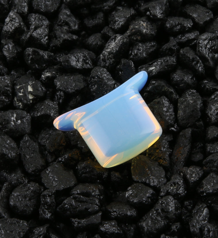 Opalite Oval Labret Plug