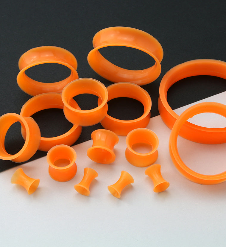 Orange Silicone Ear Skins