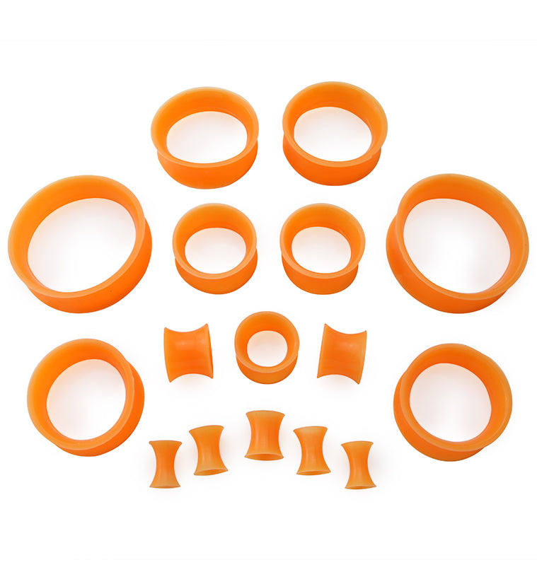 Orange Silicone Ear Skins