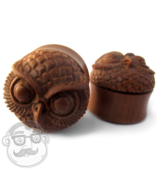 Wood Owl Plugs