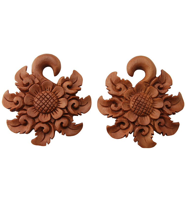 Tribal Flower Wooden Hangers