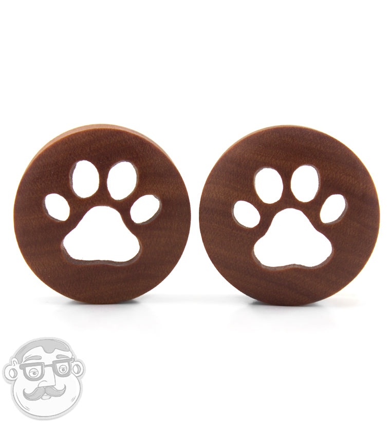 Paw Print Saba Wood Tunnels
