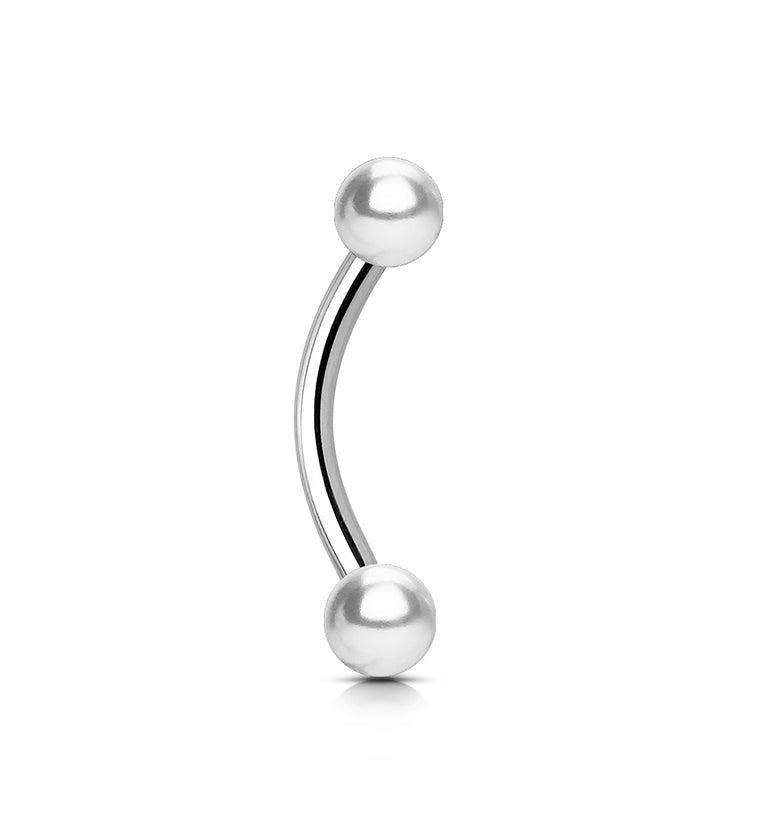 Pearl Top Curved Barbell