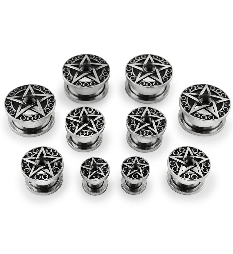 Pentagram Stainless Steel Tunnels