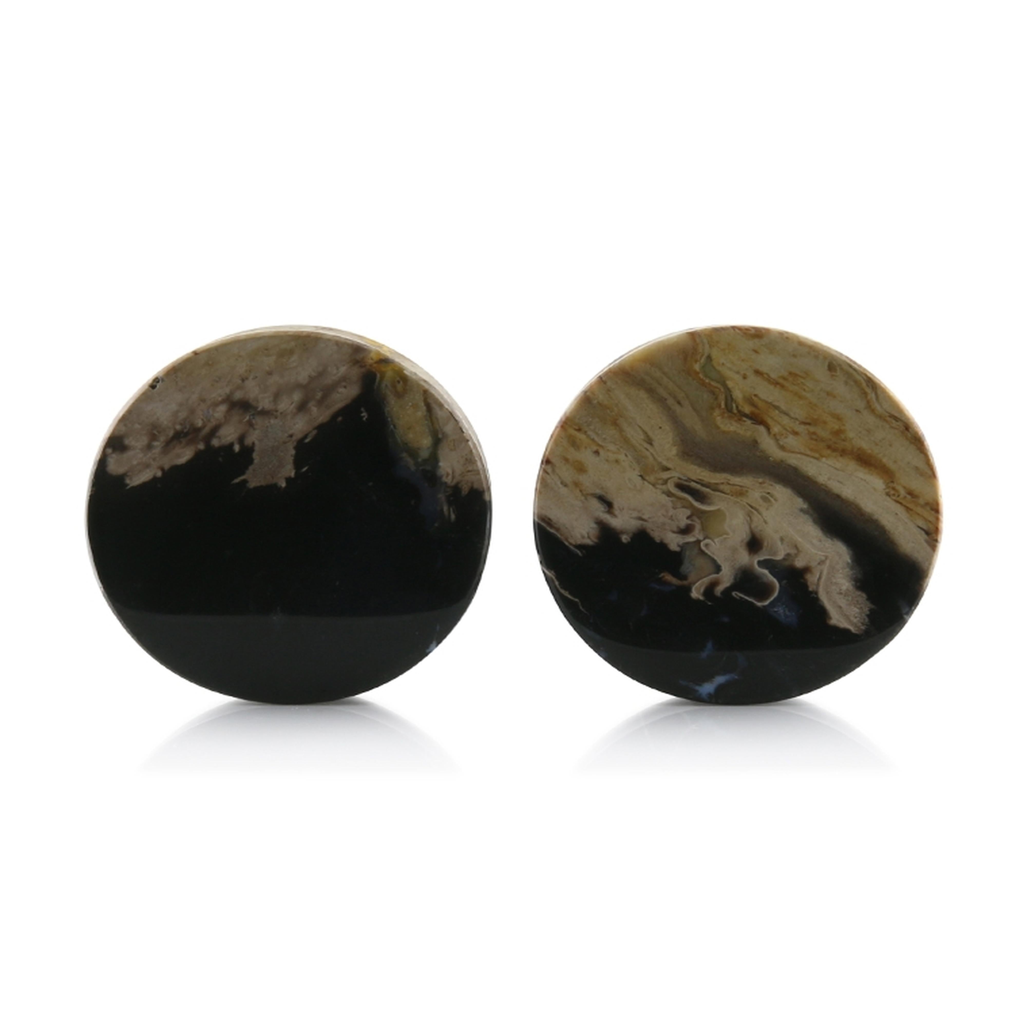 Petrified Palm Root Plugs 1 & 3/64" (26.5mm) Version 5