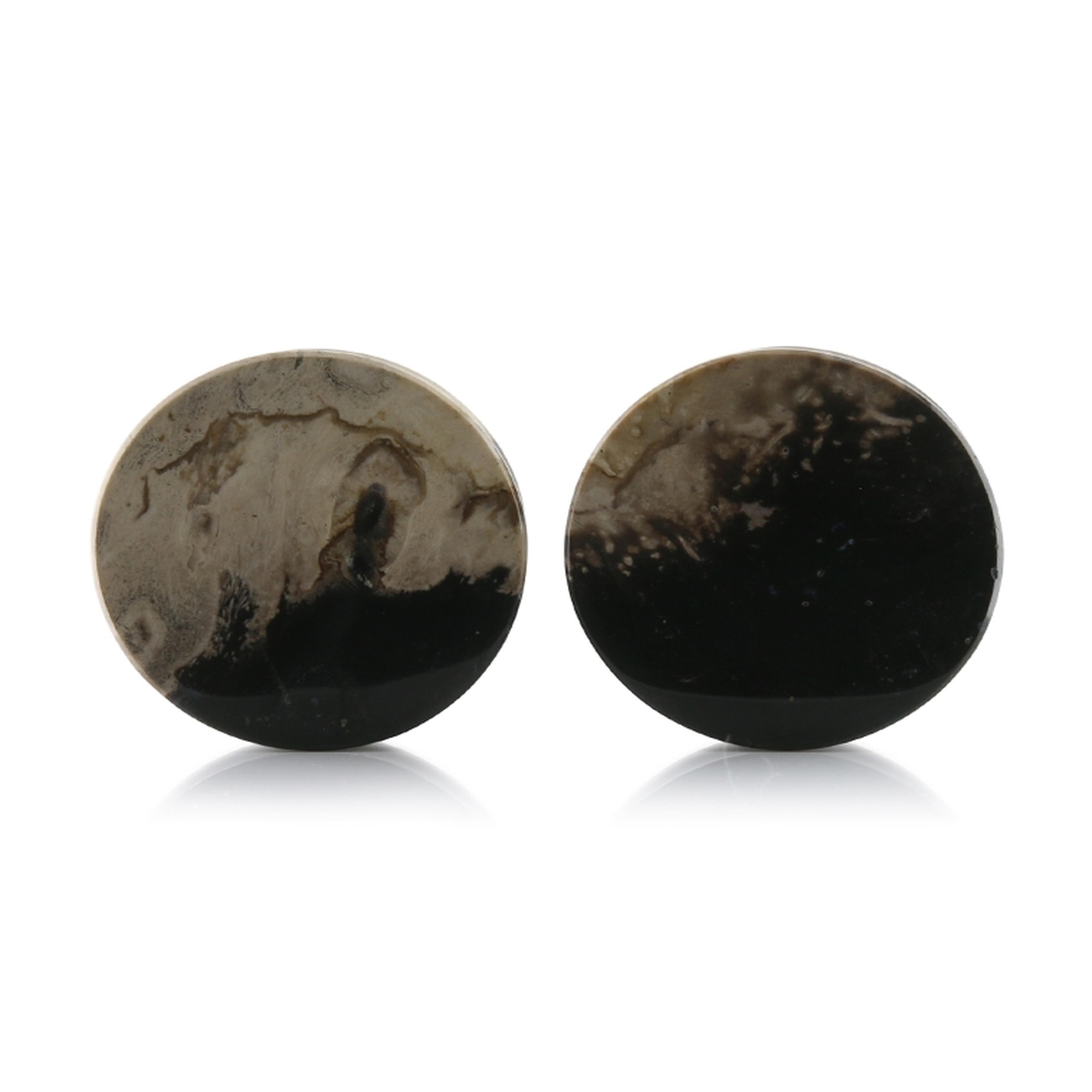 Petrified Palm Root Plugs 1 & 3/64" (26.5mm) Version 6