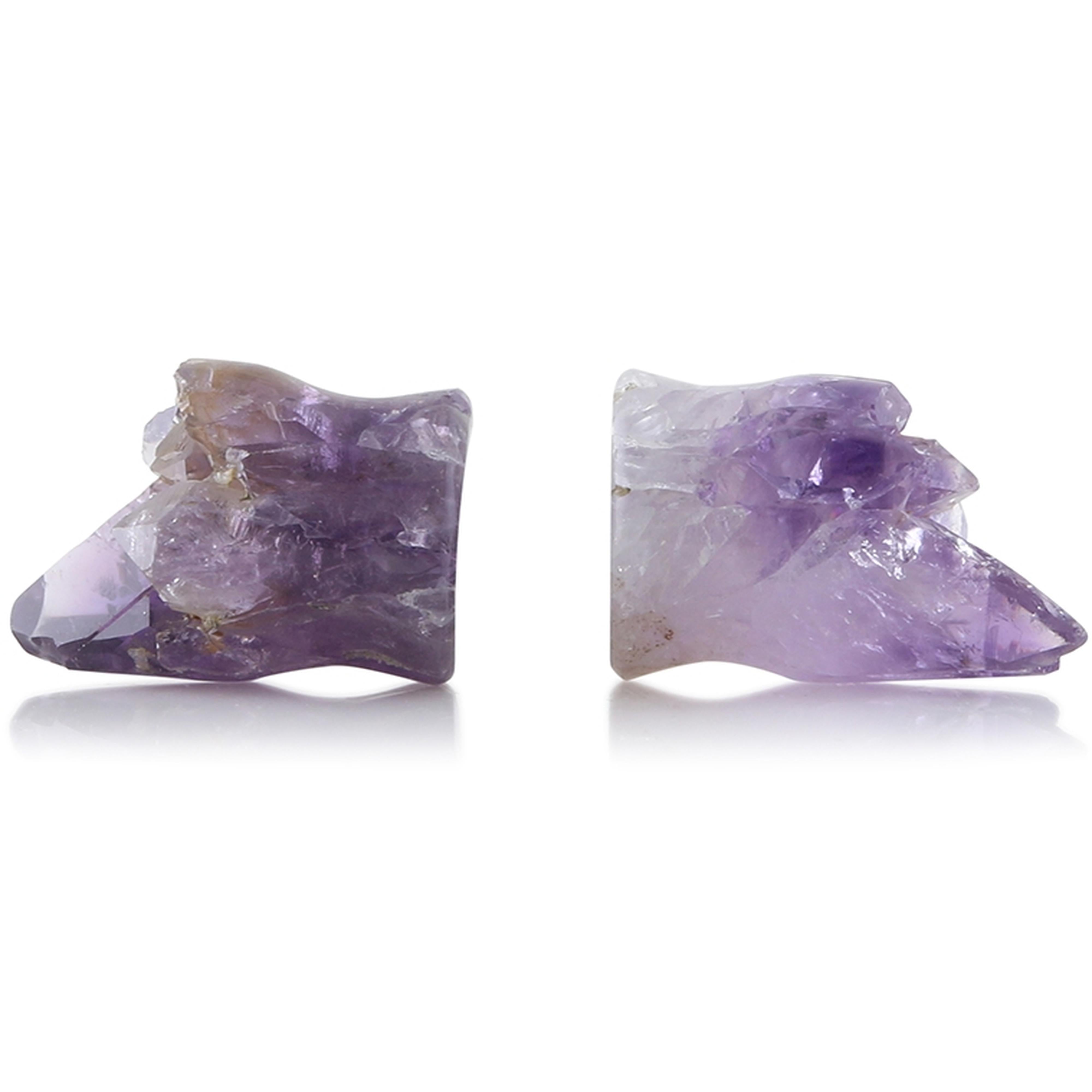 Raw Amethyst Plugs 17mm Version 4
