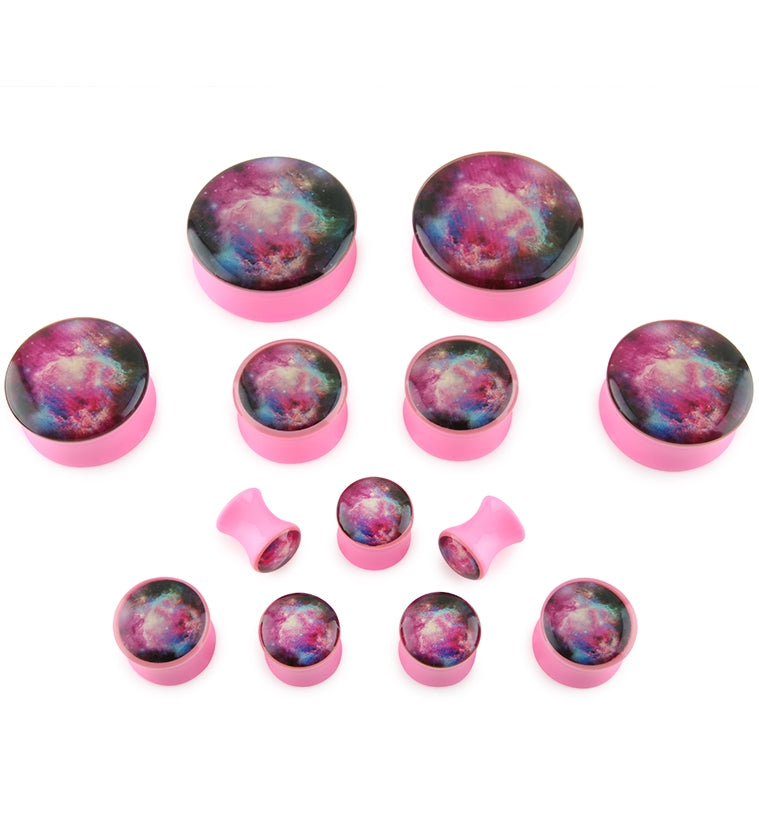 Pink Galaxy Plugs