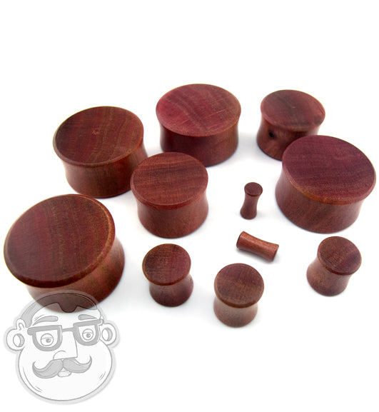 Pink Ivory Wood Plugs