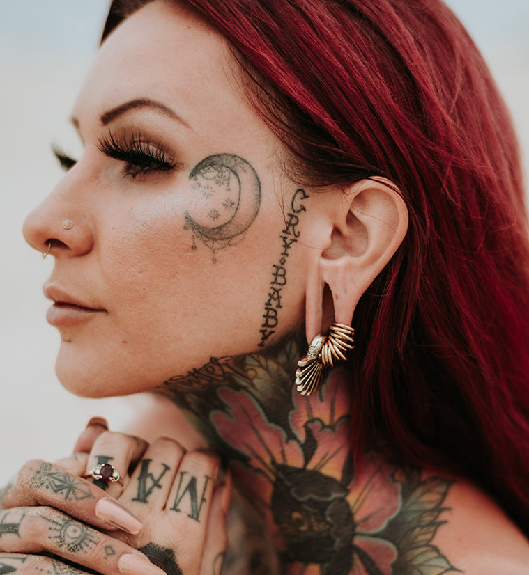 Pinna Brass Hinged Ear Weights