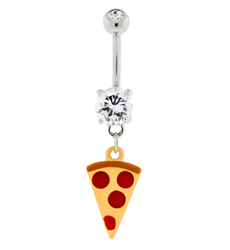 Pizza Slice Belly Button Ring