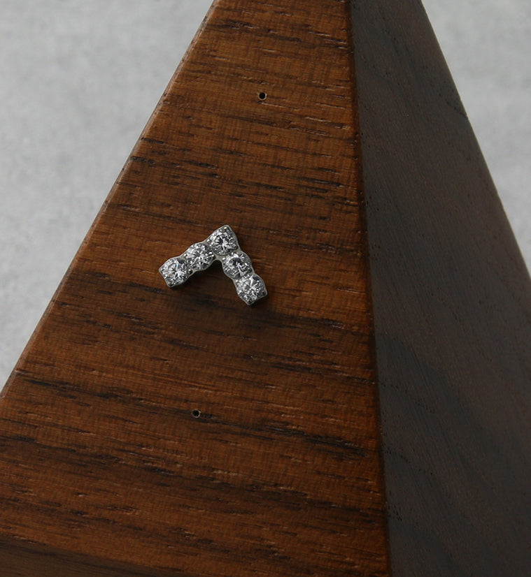 Point CZ Threadless Titanium Top