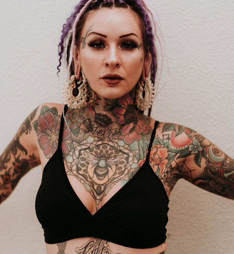 Pompon Tamarind Wooden Ear Weights