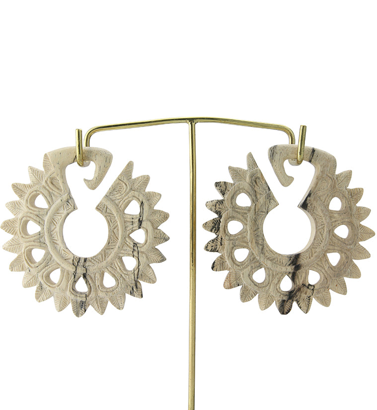 Pompon Tamarind Wooden Ear Weights