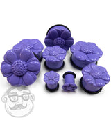 Purple Flower Petal Plugs