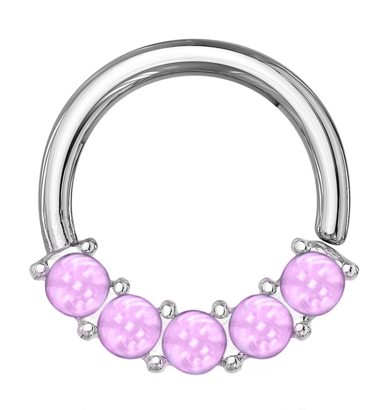 Purple Frill Seamless Ring