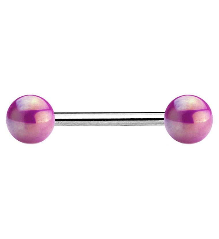 Purple Luminescent Barbell