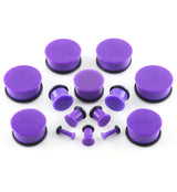 Purple Single Flare Plugs