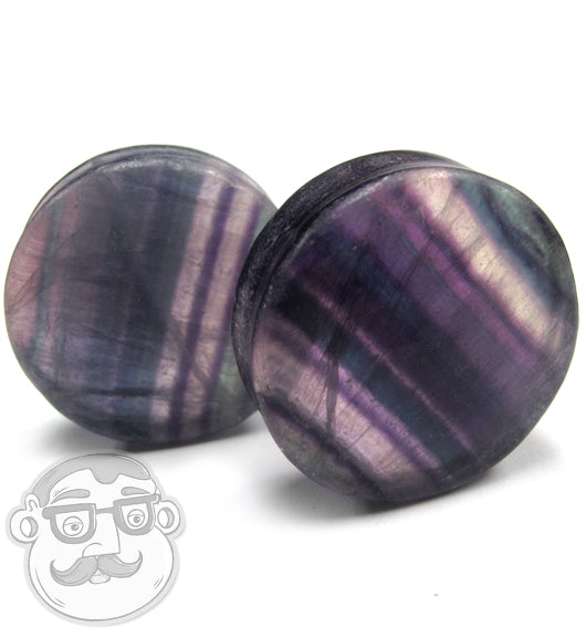 Rainbow Fluorite Plugs
