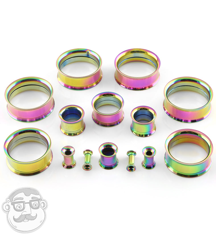 Rainbow Internally Threaded Tunnel Plugs