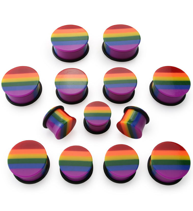 Single Flare Rainbow Plugs