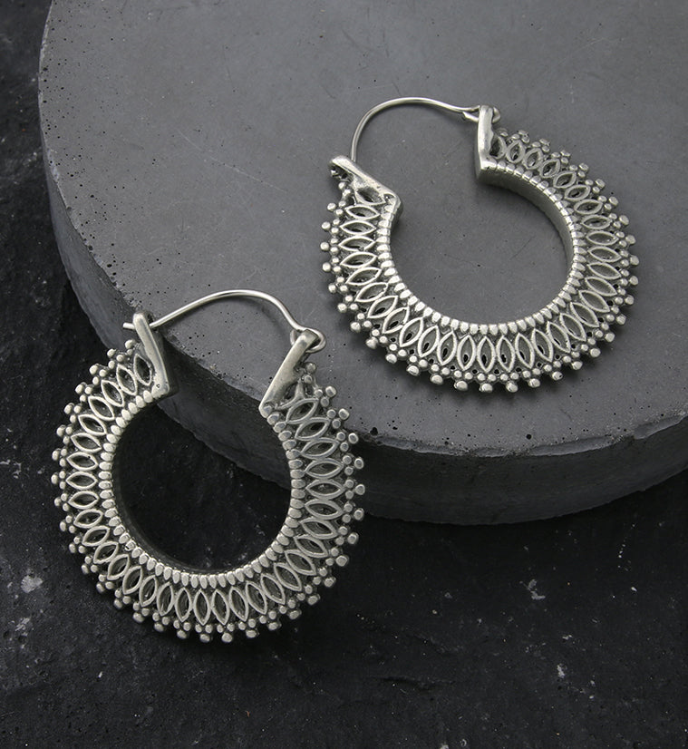 Range White Brass Hangers / Earrings