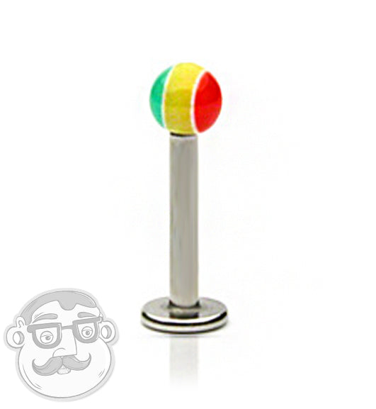 Rasta Lip Ring