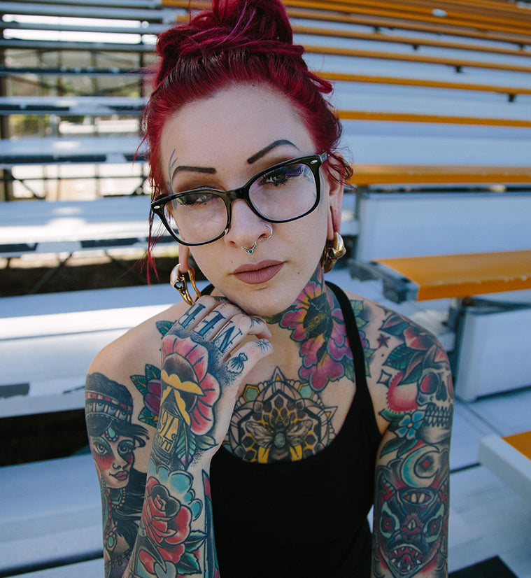 Raven Copper Brass Ear Weights