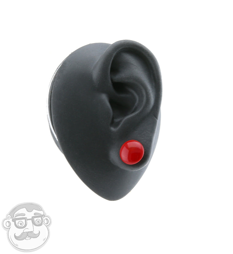 Green Color Front Single Flare Glass Plugs