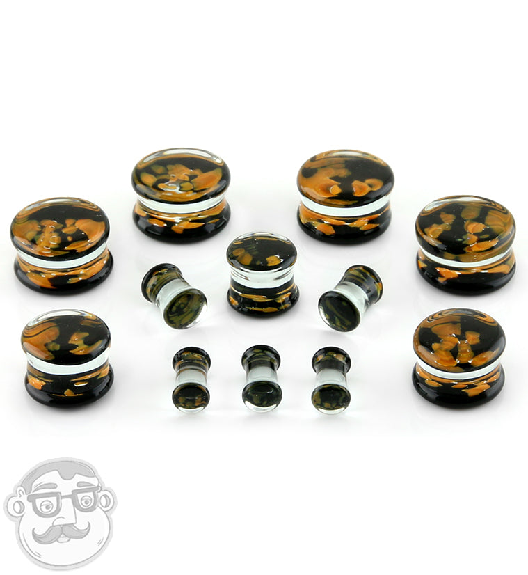 Reef Orange Glass Plugs