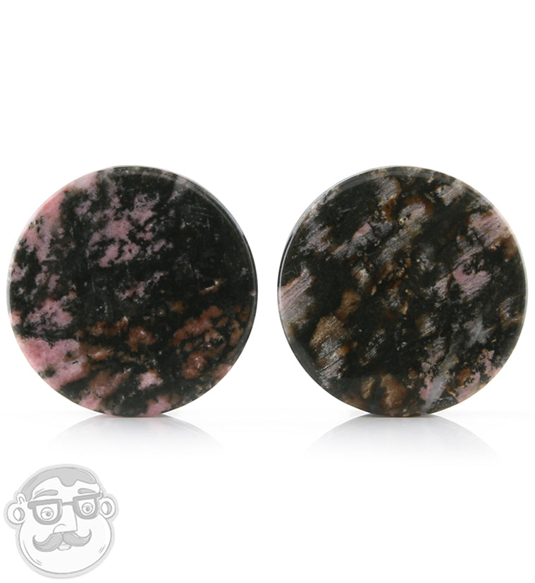 Rhodonite Stone Plugs