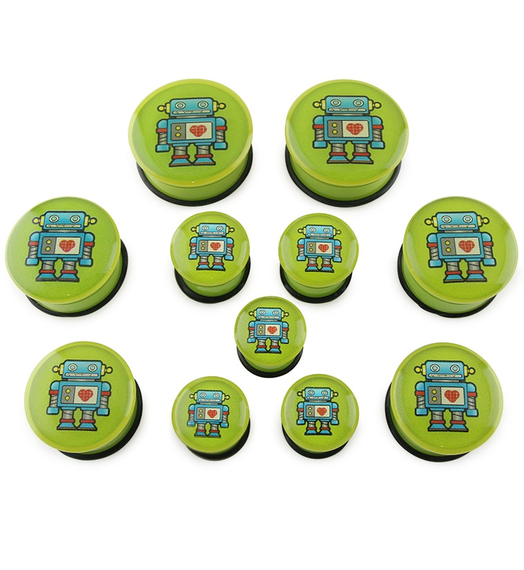 Green Robot Plugs