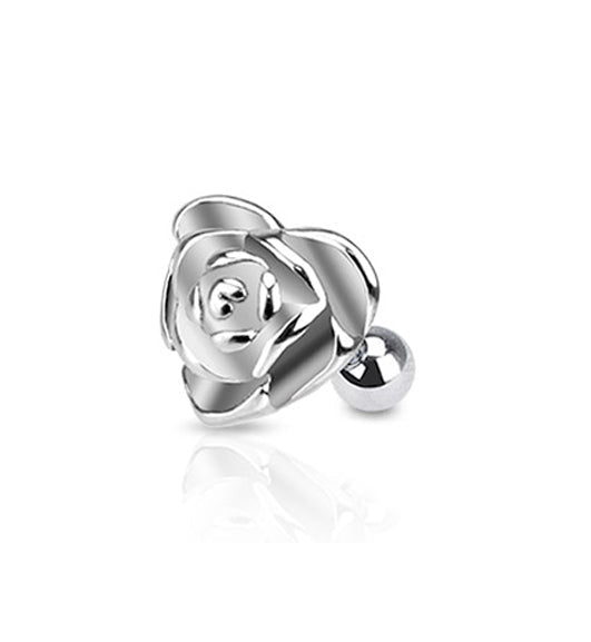 Rose Bud Tragus / Cartilage Barbell