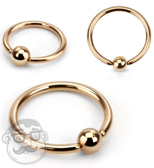 Rose Gold Captive Rings