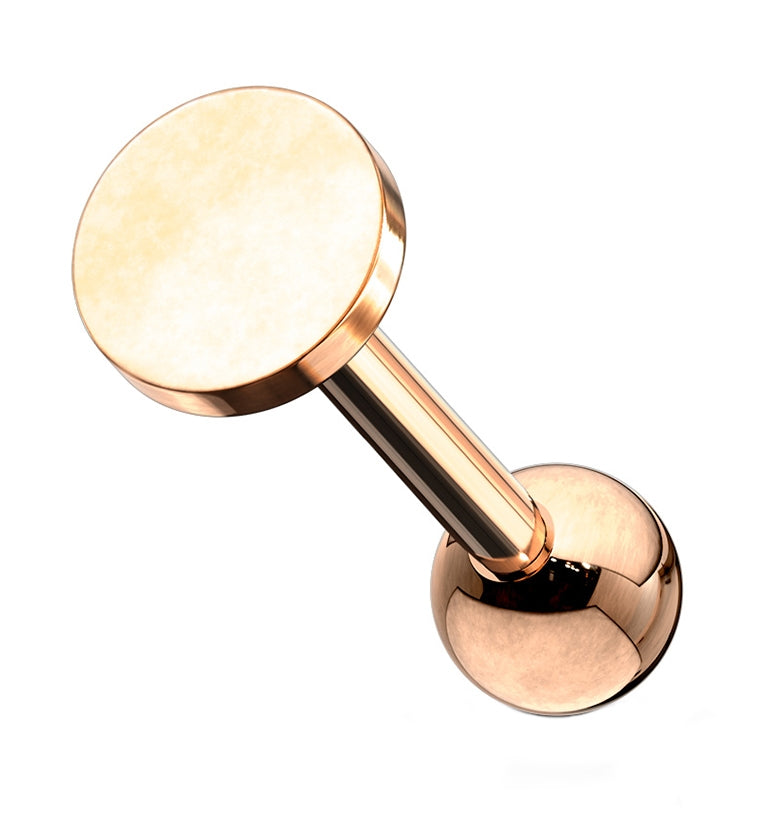 16G Black PVD Disk Cartilage Barbell