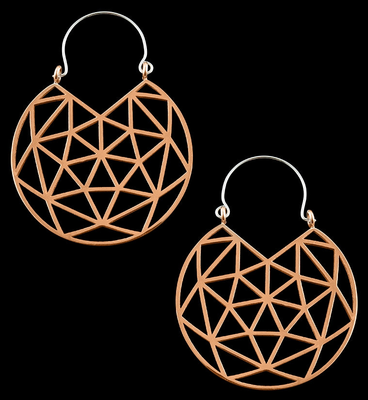 20G Rose Gold Speculum Hangers / Earrings