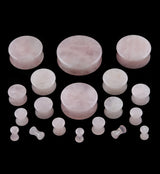 Rose Quartz Stone Plugs