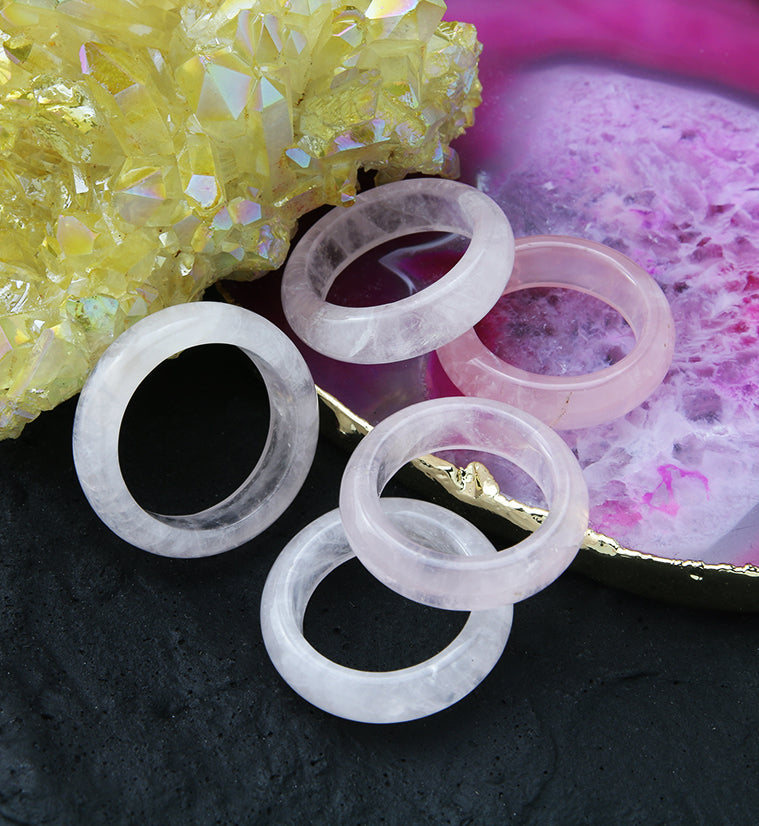 Rose Quartz Stone Ring