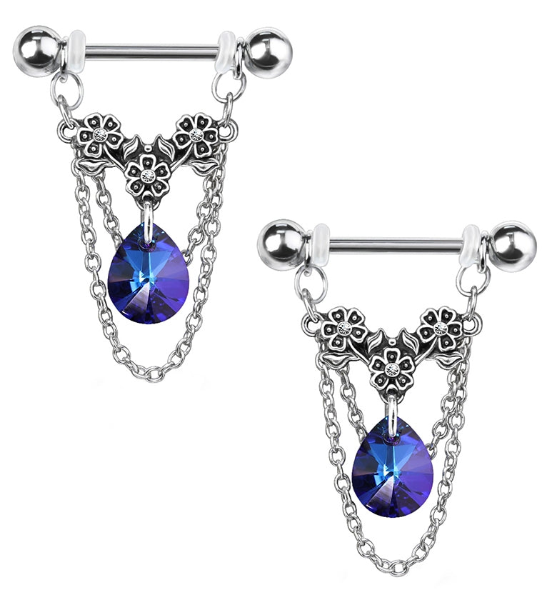 Royal Dangle Nipple Barbells