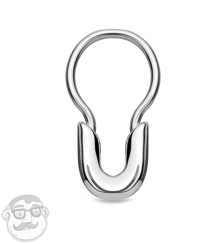 16G Safety Pin Septum Ring