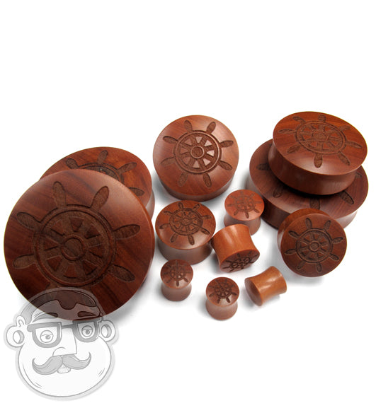Helm Sailor Wheel Wood Plugs