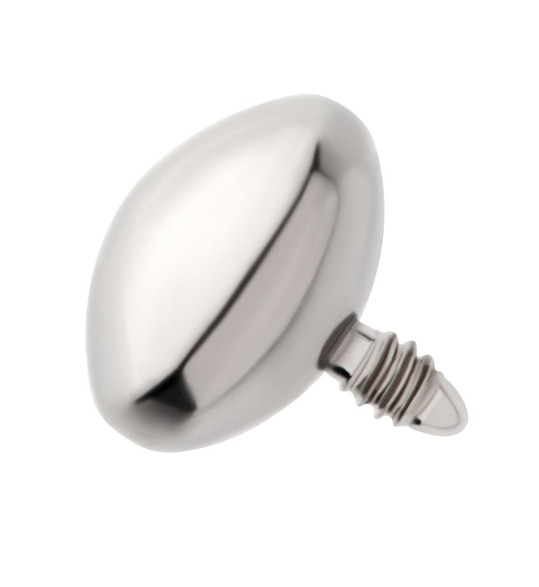 Saucer Disk Internally Threaded Titanium Top