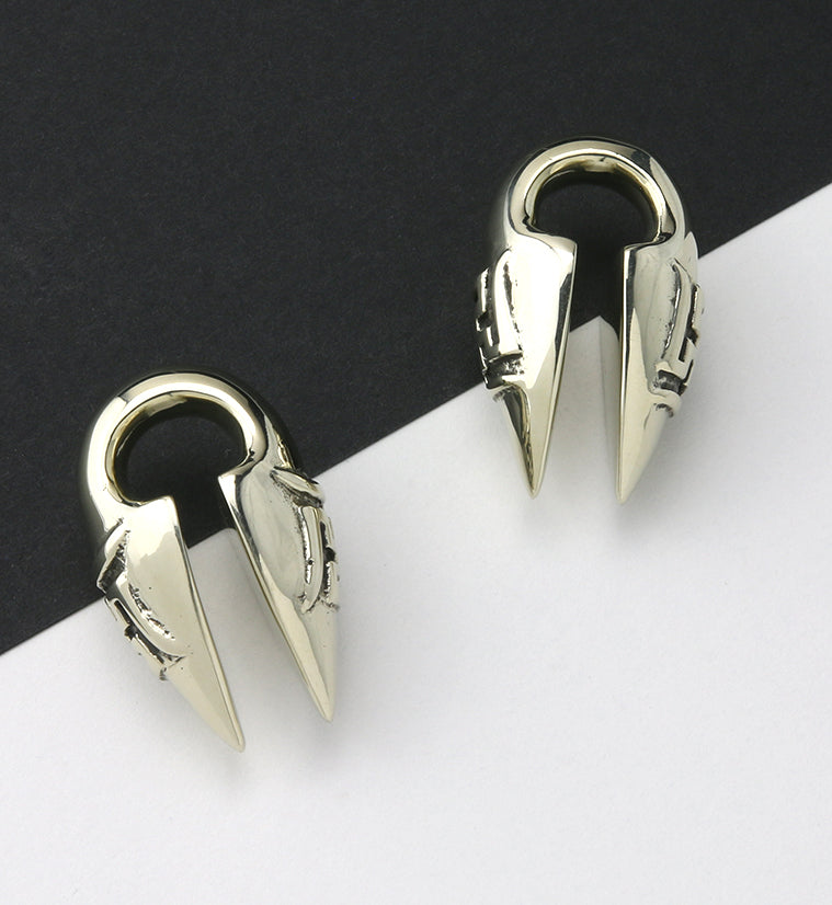 Sayagata White Brass Ear Weights