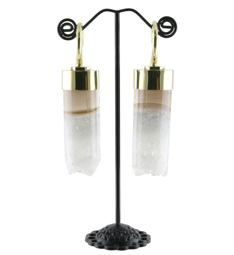 Scantily Amethyst Stone Ear Weights