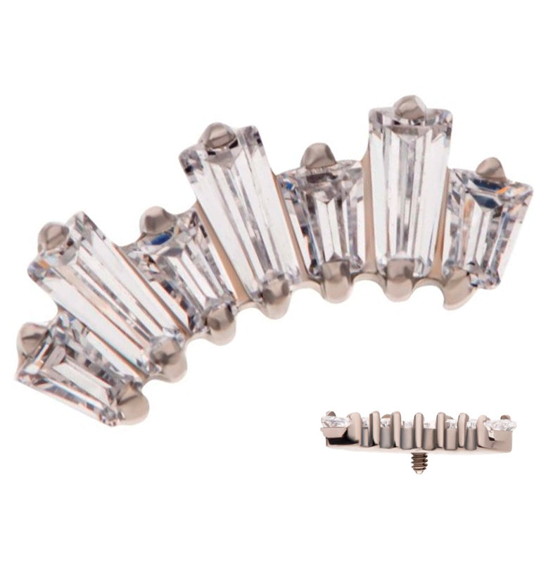 Septennial CZ Internally Threaded Titanium Top