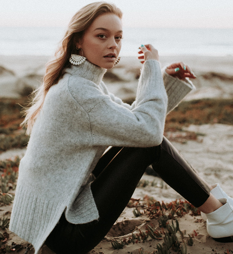 Silver Aileron Titanium Hangers - Earrings