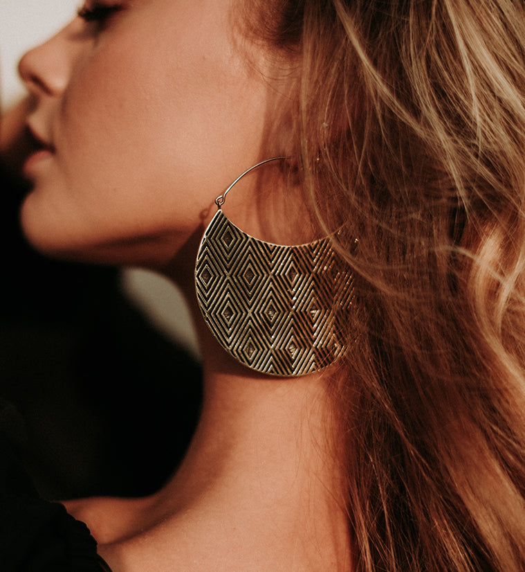 Silver Allotrope Titanium Hangers - Earrings