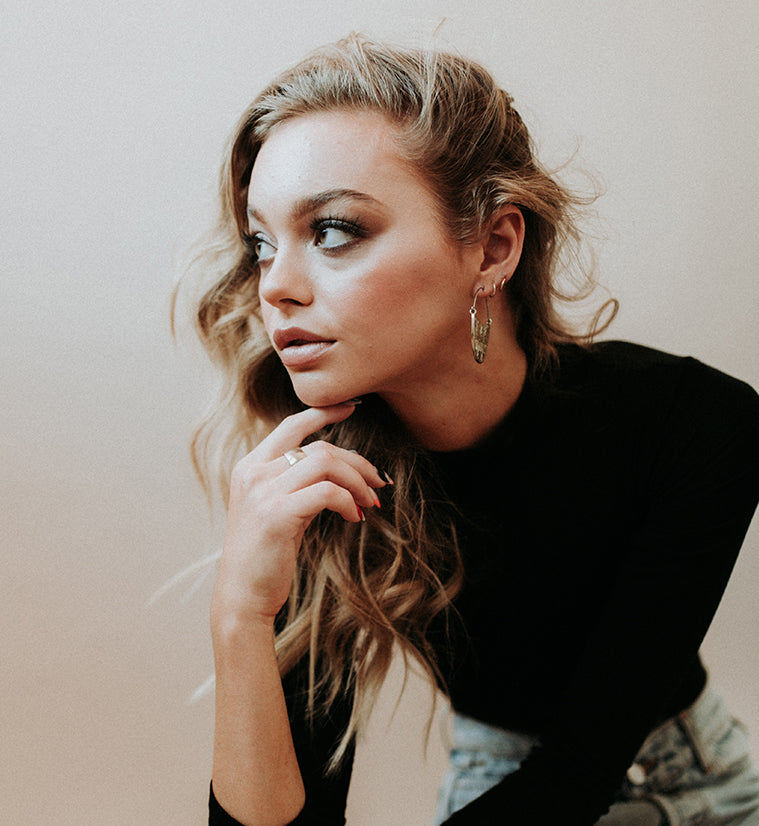 Silver Boundary Titanium Hangers - Earrings