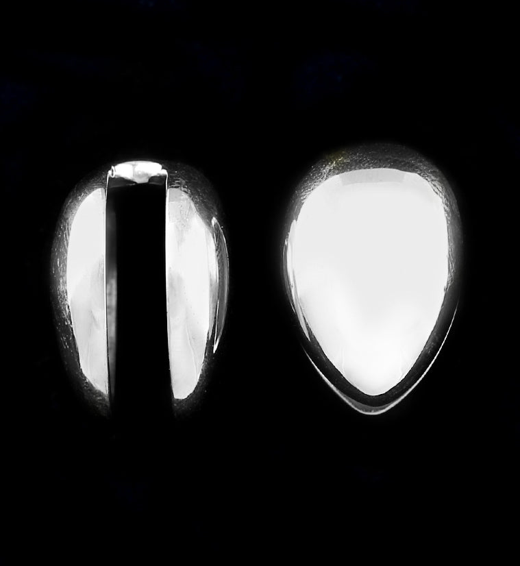 White Brass Knuckle Ear Weights